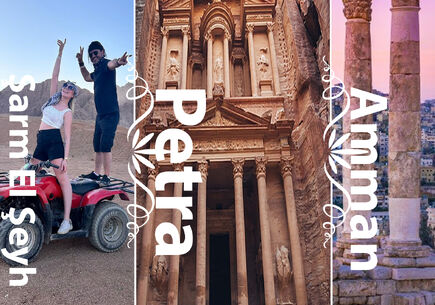 Özel 3 Gece Şarm el Şeyh + Petra + 1 Amman  turu