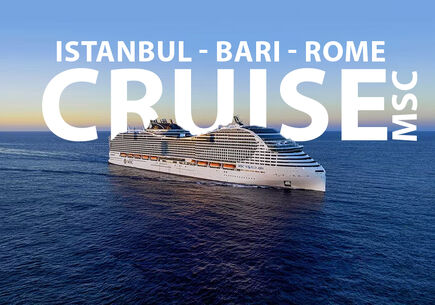 VIZELI MSC cruise 5 GECE 6 GÜN (istanbul-bari-rome)