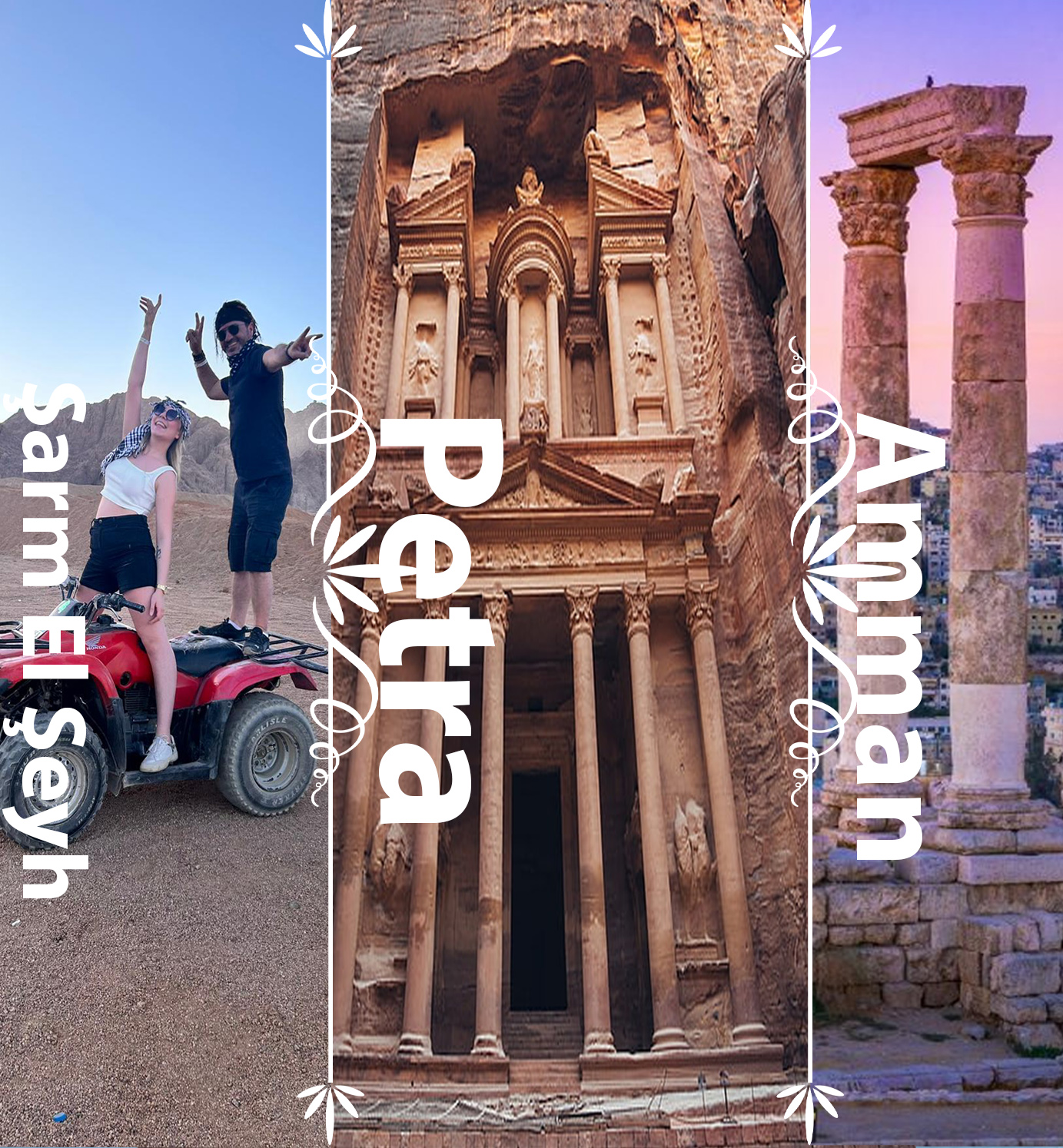 Özel 3 Gece Şarm el Şeyh + Petra + 1 Amman  turu